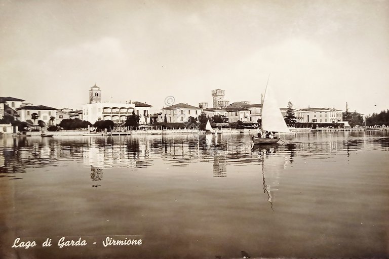 Cartolina - Sirmione ( Brescia ) - Lago di Garda …