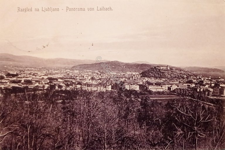 Cartolina - Slovenia - Razgled na Ljubljano - Panorama von …