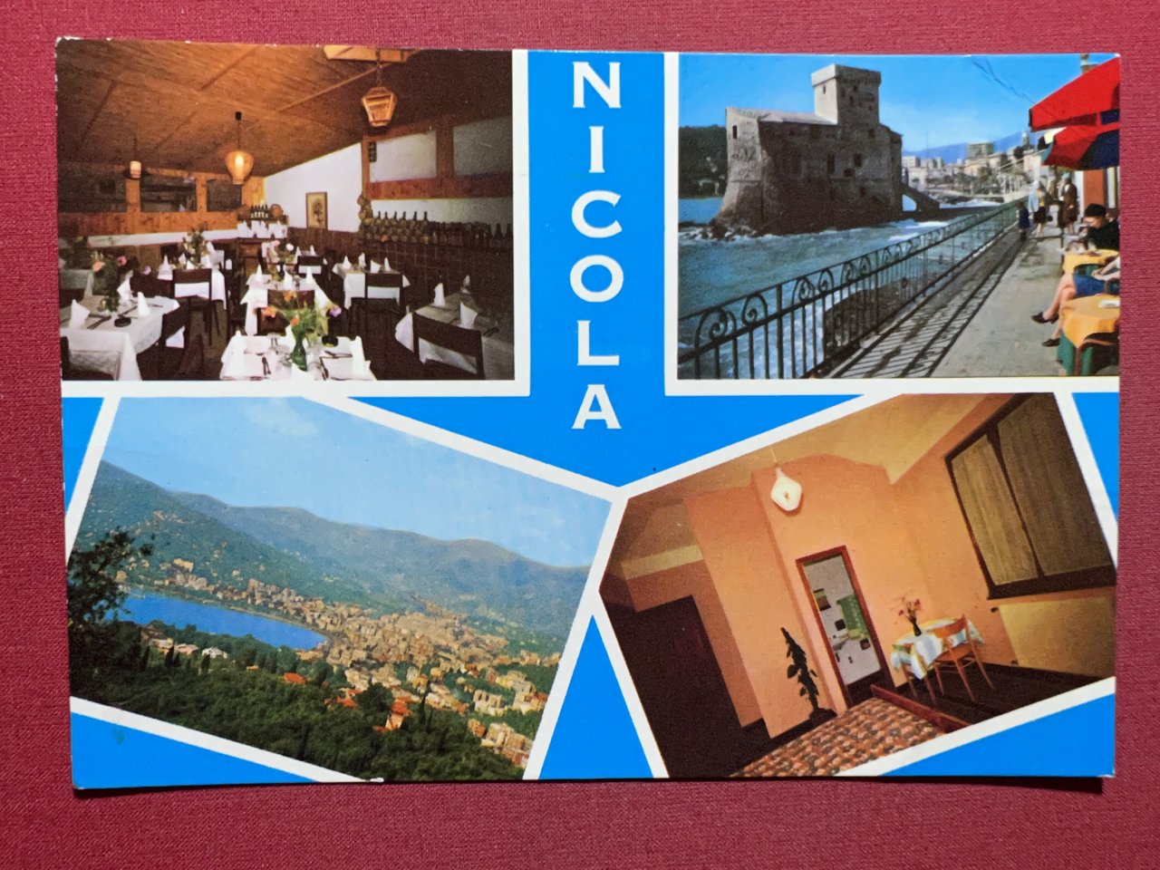 Cartolina - Soggiorno Ristorante Nicola - Via Mameli - Rapallo …