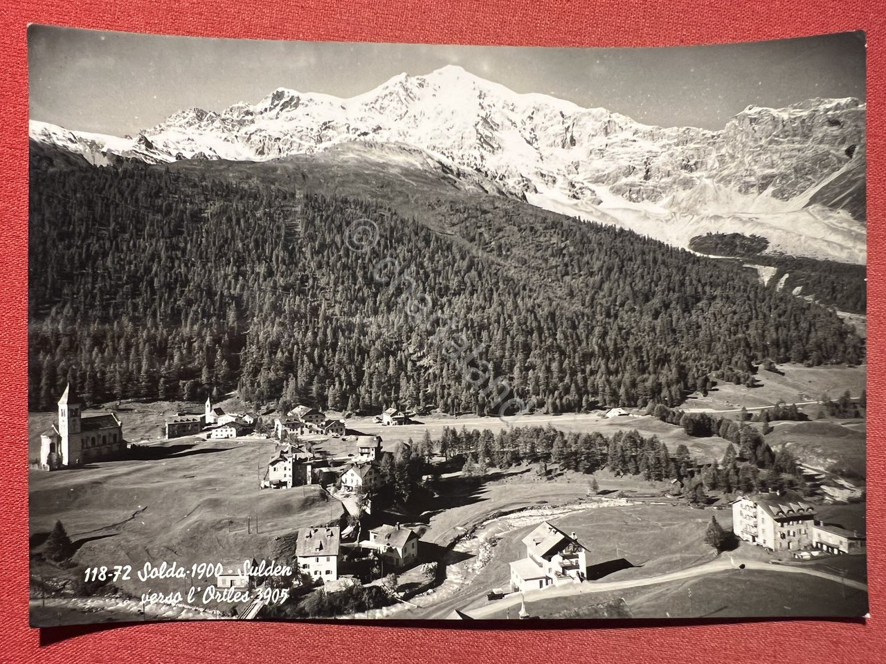 Cartolina - Solda verso l'Ortles ( Bolzano ) - Panorama …