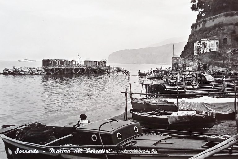 Cartolina - Sorrento - Marina dei Pescatori - 1965