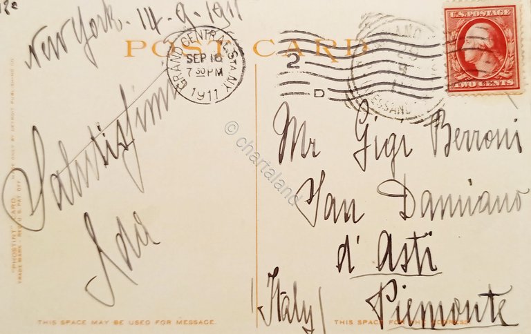 Cartolina - South Station - Boston, Massachusetts - 1911