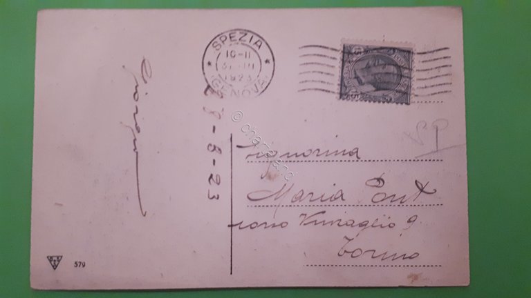 Cartolina - Spezia - Caserma Fanteria - 1923