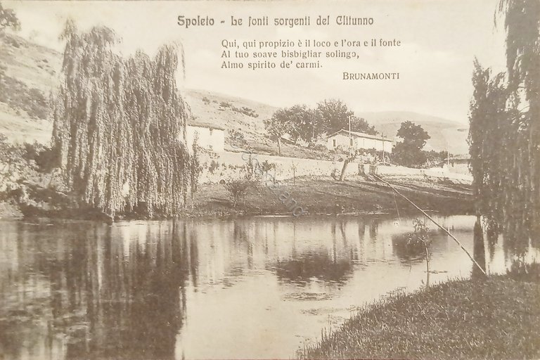 Cartolina - Spoleto - Le Fonti Sorgenti del Clitunno - …