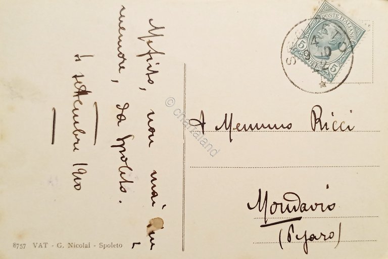 Cartolina - Spoleto - Le Fonti Sorgenti del Clitunno - …