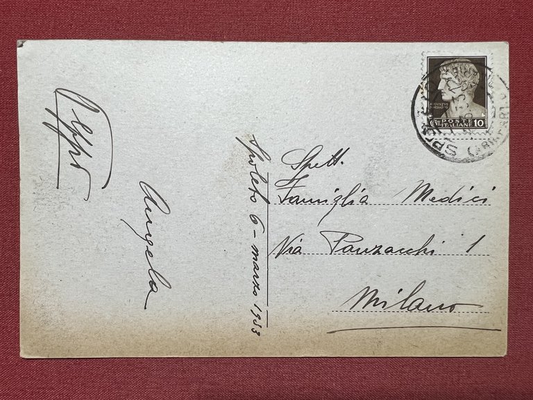 Cartolina - Spoleto ( Perugia ) - Loggiato e Chiesa …