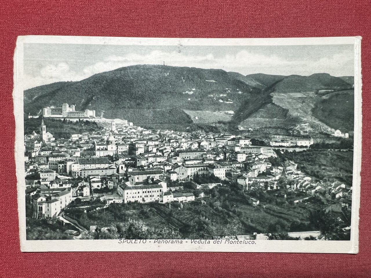 Cartolina - Spoleto ( Perugia ) - Panorama - Veduta …