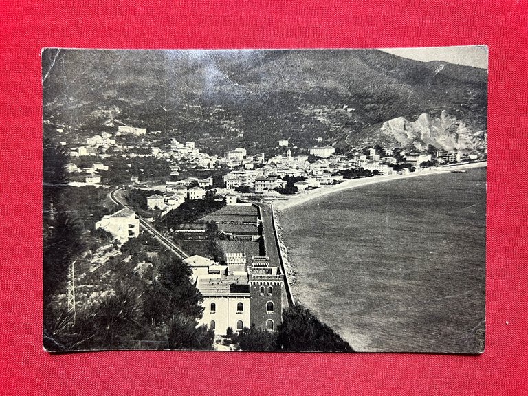 Cartolina - Spotorno - Panorama e Villa Ada - 1950