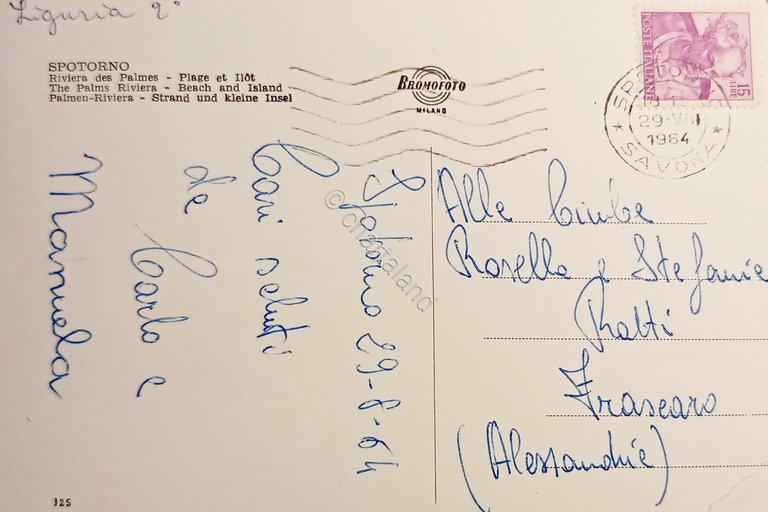 Cartolina - Spotorno - Riviera delle Palme - Spiaggia e …