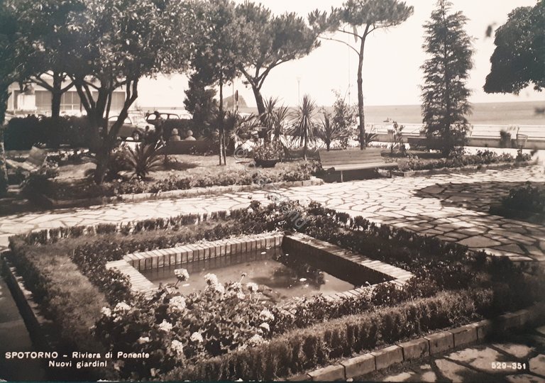 Cartolina - Spotorno - Riviera di Ponente - Nuovi Giardini …