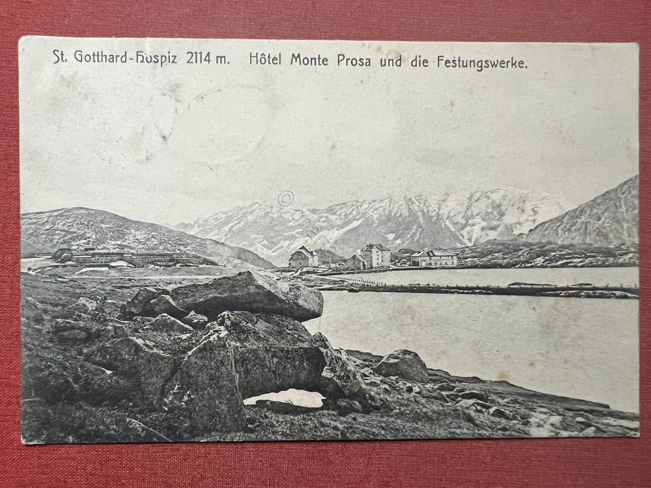 Cartolina - St. Gotthard-Hospiz - Hotel Monte Prosa und die … | Immagine principale