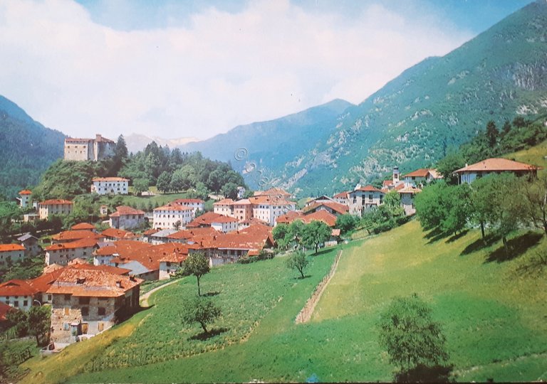 Cartolina - Stenico ( Giudicarie - Trentino ) - Panorama …