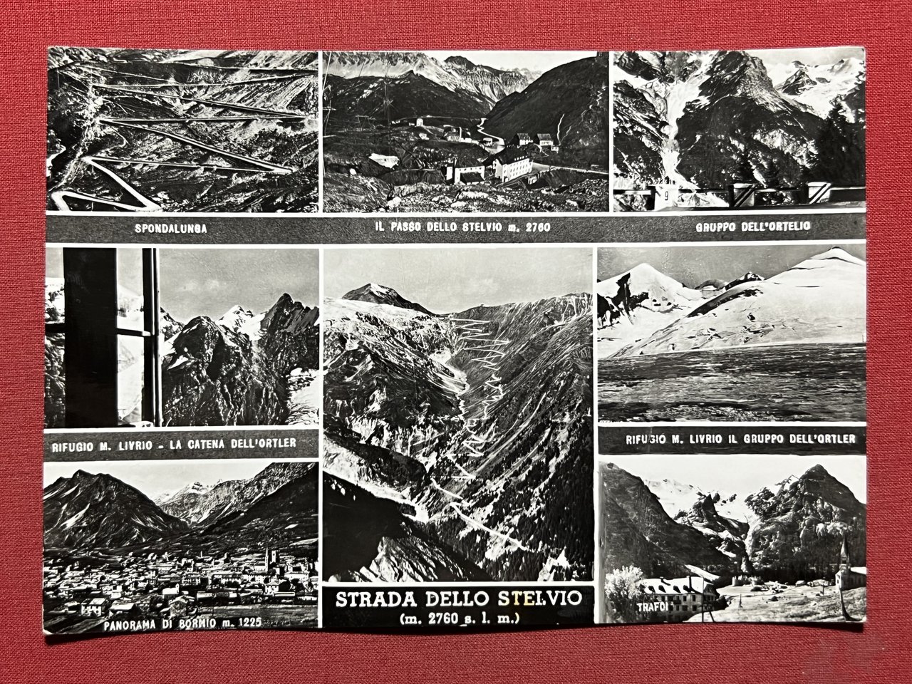 Cartolina - Strada dello Stelvio - Vedute diverse - 1953