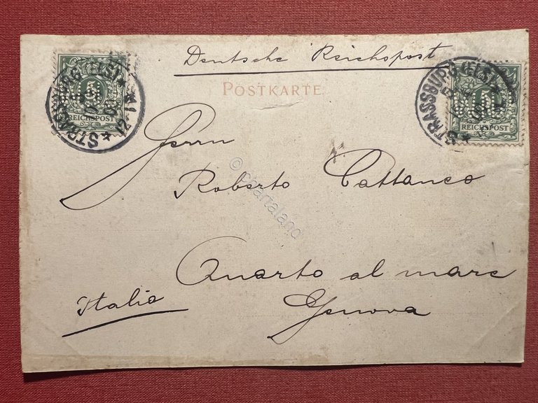 Cartolina - Strassburg - Pflanzbad ( im kleinen Frankreich ) …