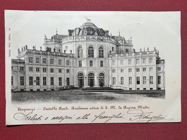 Cartolina - Stupinigi - Castello Reale - Residenza di S. …