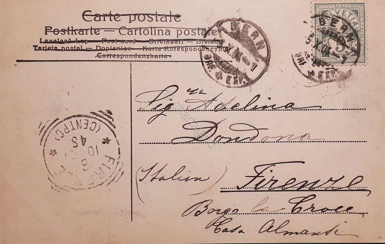 Cartolina - Svizzera - Bern - Spitalgasse - 1904