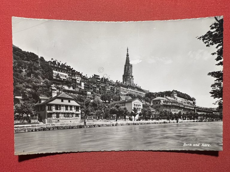 Cartolina - Svizzera - Berna und Aare - 1954