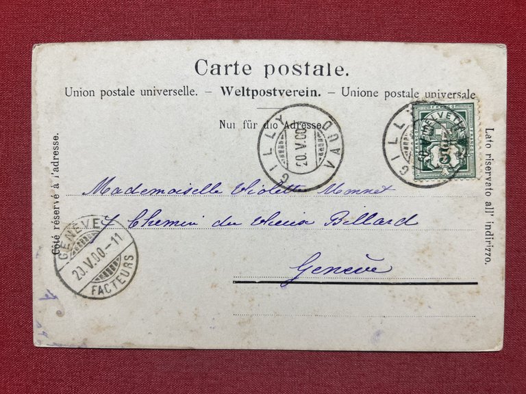 Cartolina - Svizzera - Bursins - 1900