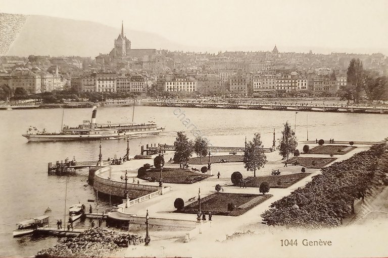 Cartolina - Svizzera - Geneve - Panorama - 1925 ca.