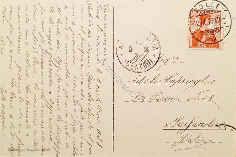 Cartolina - Svizzera - Geneve et le Monument Brunswick - …