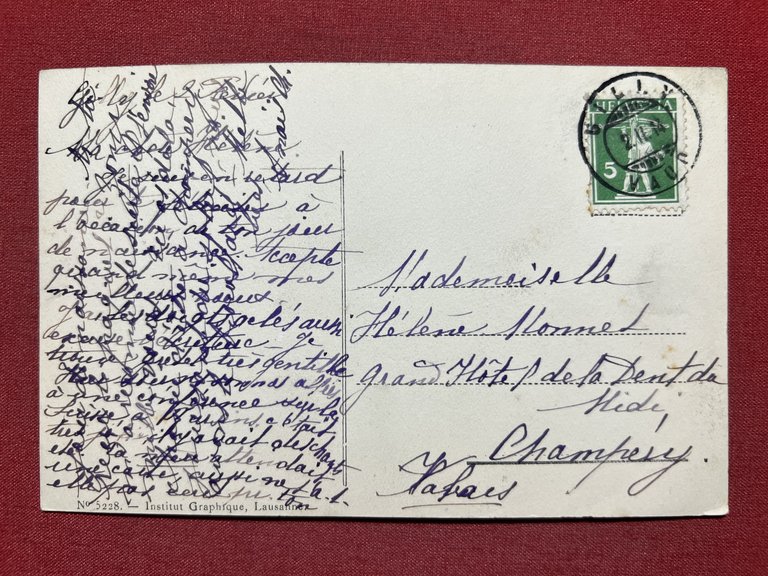 Cartolina - Svizzera - Gilly - Vue générale et le …