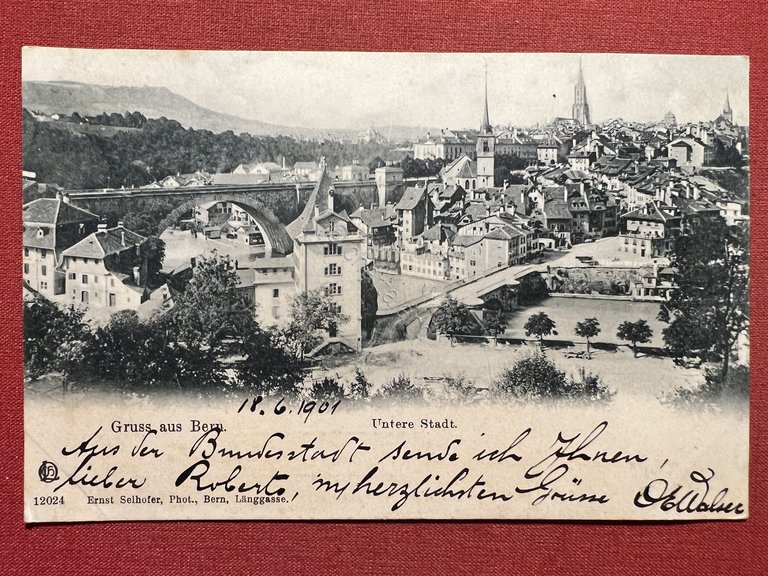 Cartolina - Svizzera - Gruss aus Bern - Untere Stadt …