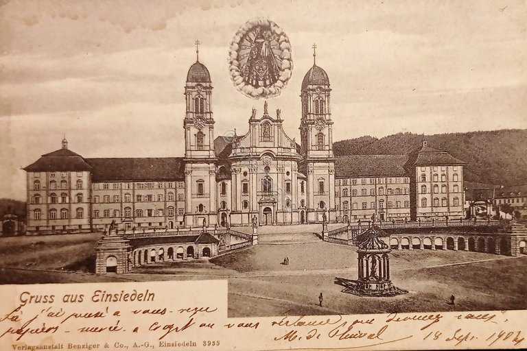 Cartolina - Svizzera - Gruss Aus Einsiedeln - 1904