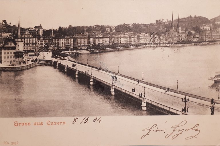 Cartolina - Svizzera - Gruss aus Luzern - 1904