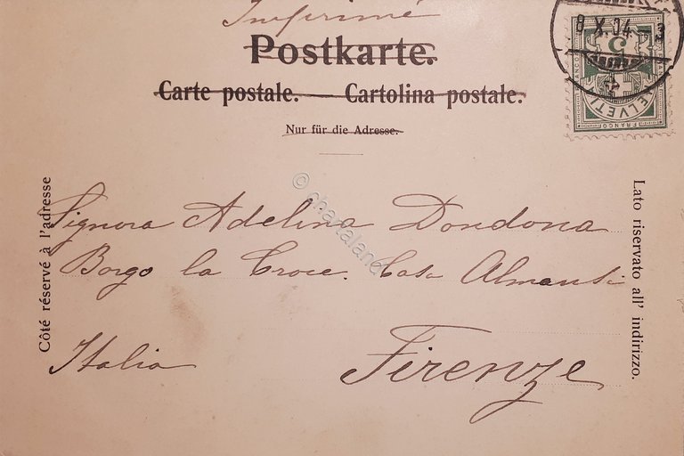 Cartolina - Svizzera - Gruss aus Luzern - 1904