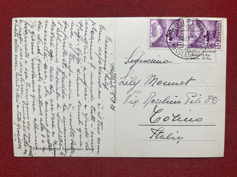 Cartolina - Svizzera - Hohfluh - Hasliberg - Hotel Bellevue …