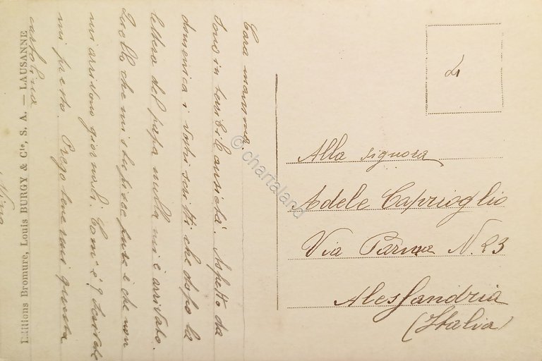 Cartolina - Svizzera - Lausanne - Le Quai d'Ouchy - …