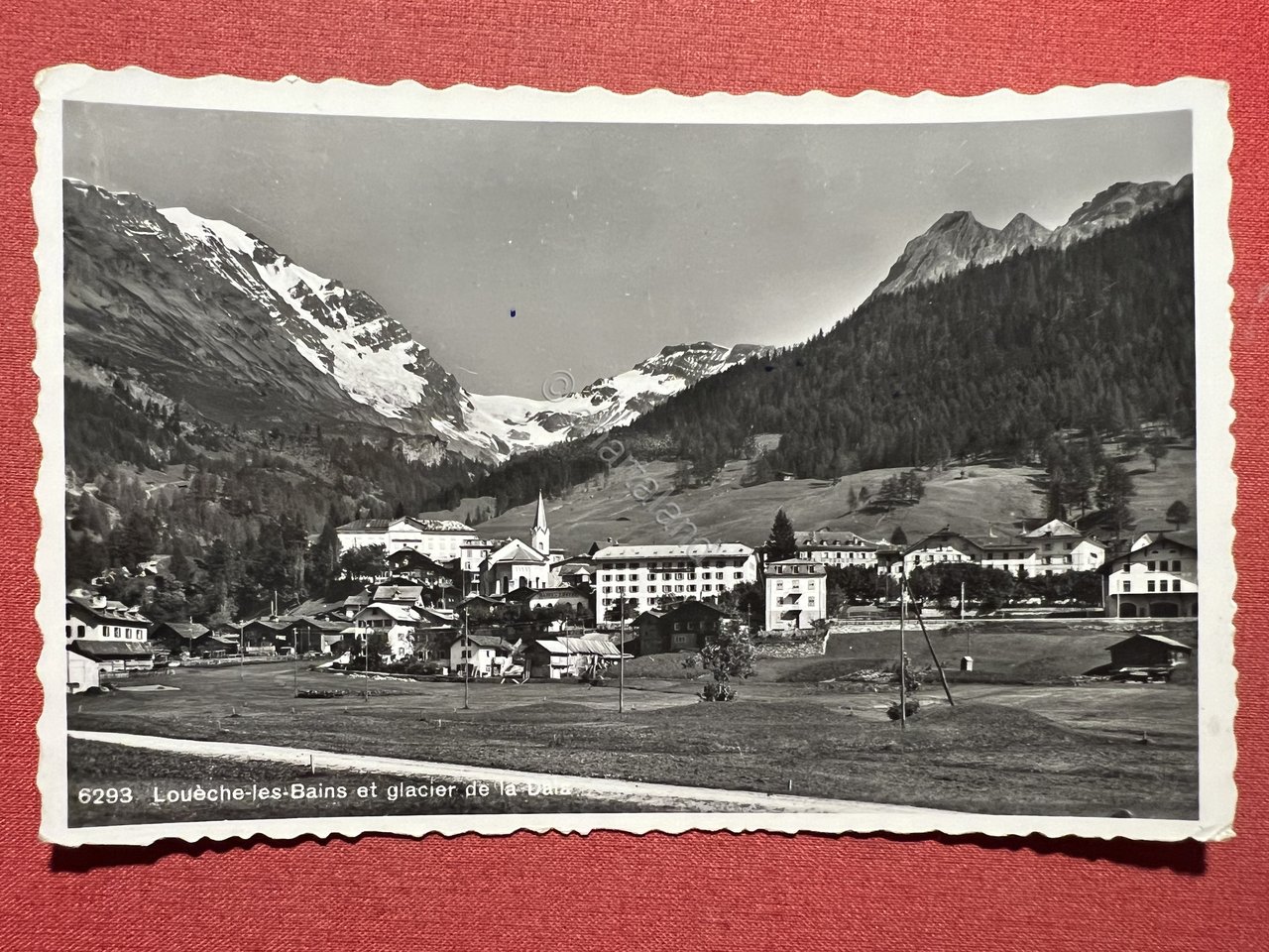 Cartolina - Svizzera - Loèche-Les-Bains et Glacier de la Data …