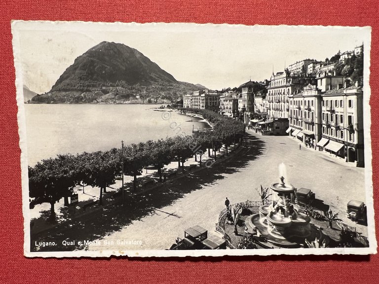 Cartolina - Svizzera - Lugano - Quai e Monte San …