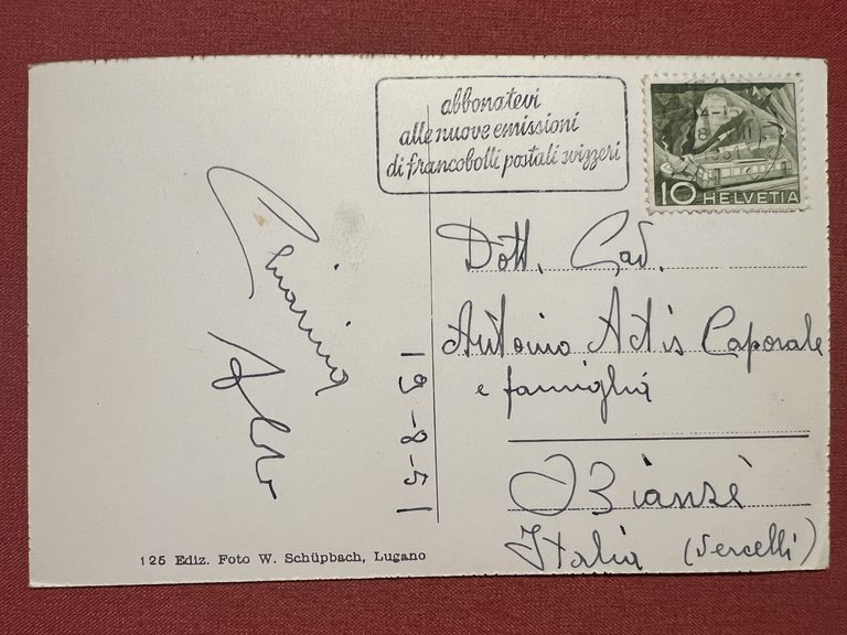 Cartolina - Svizzera - Lugano - Vedute diverse - 1951 | Immagine Gallery 2