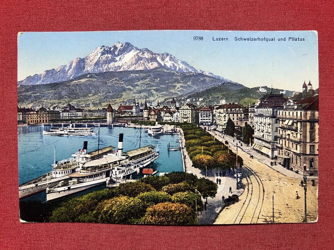 Cartolina - Svizzera - Luzern - Schweizerhofquai und Pilatus - …