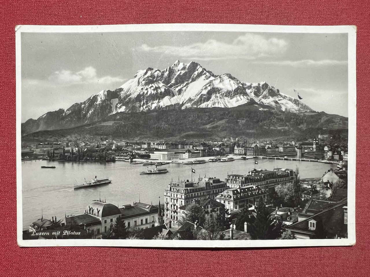 Cartolina - Svizzera - Luzern mit Pilatus - 1933