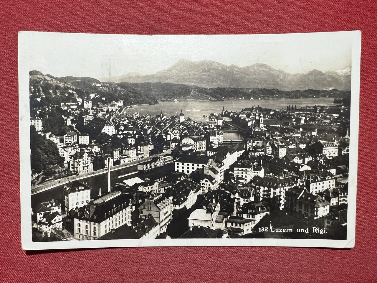 Cartolina - Svizzera - Luzern und Rigi - 1932