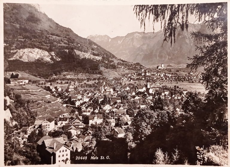 Cartolina - Svizzera - Mels - 1940