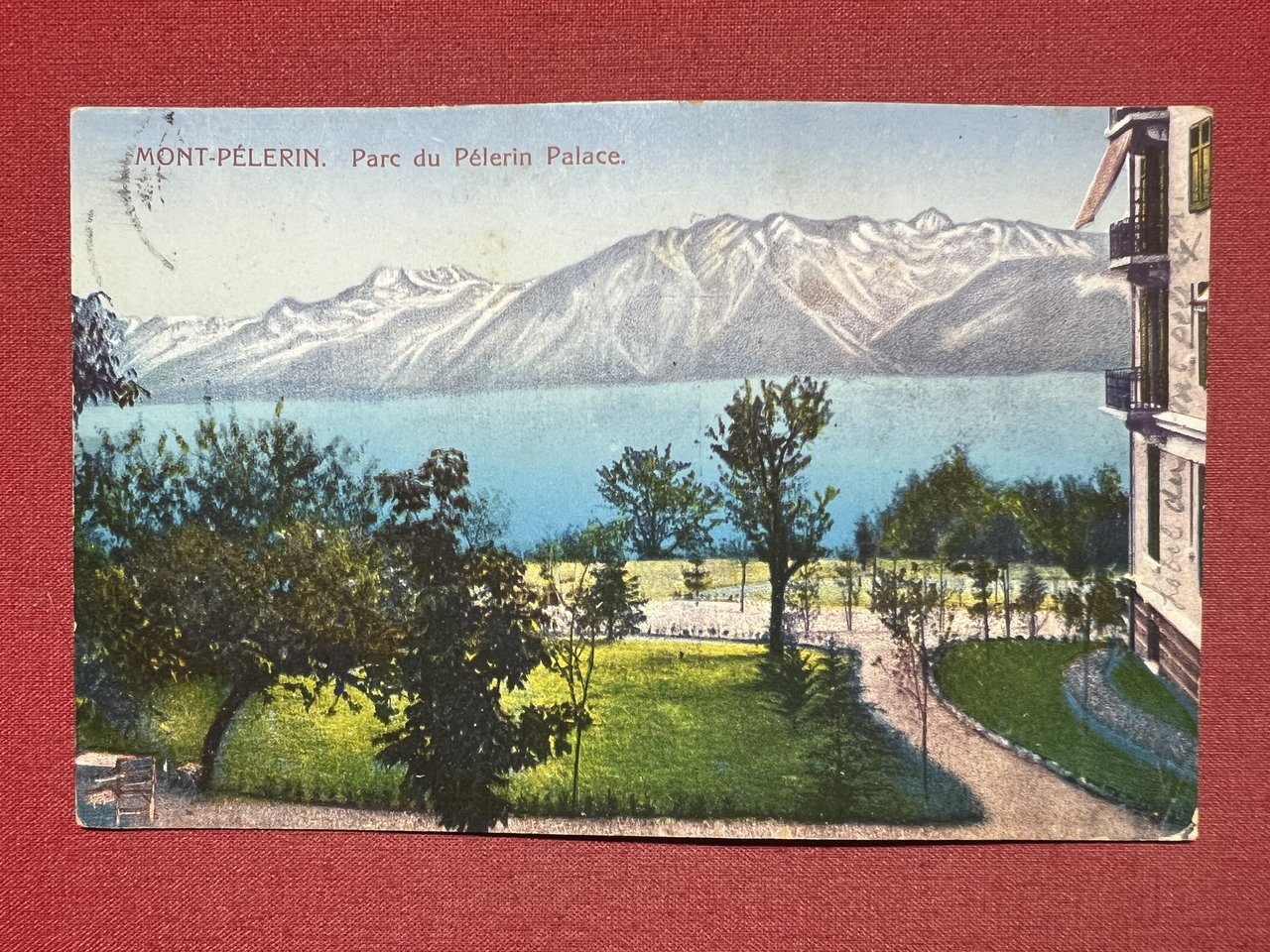 Cartolina - Svizzera - Mont-Pélerin - Parc du Pélerin Palace …