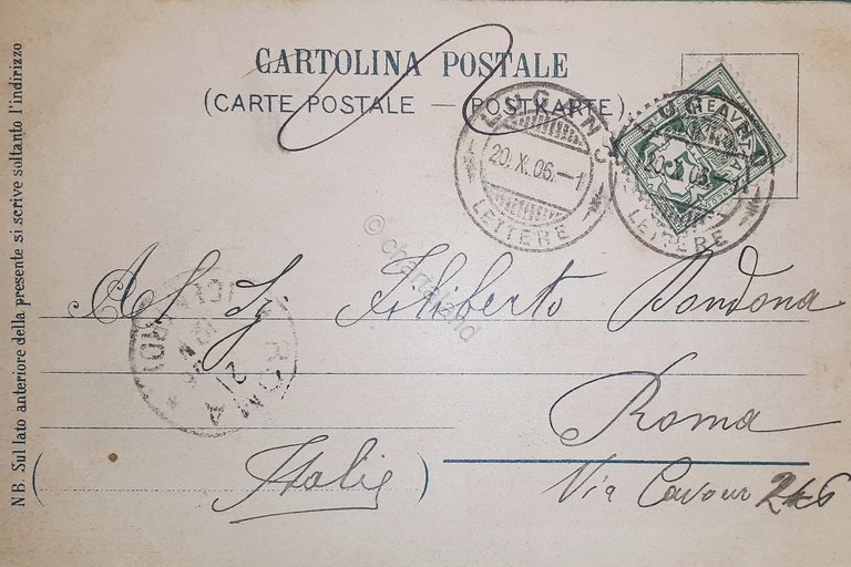 Cartolina - Svizzera - Monte Generoso - 1906