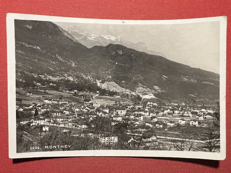 Cartolina - Svizzera - Monthey - 1931
