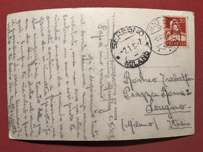 Cartolina - Svizzera - Monthey - 1931