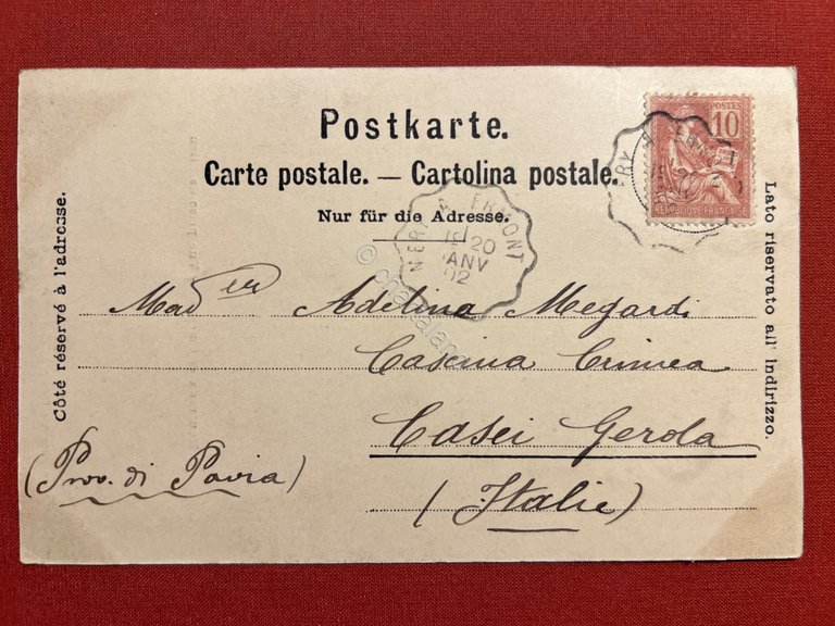 Cartolina - Svizzera - Montreux et Clarens - Vue prise …