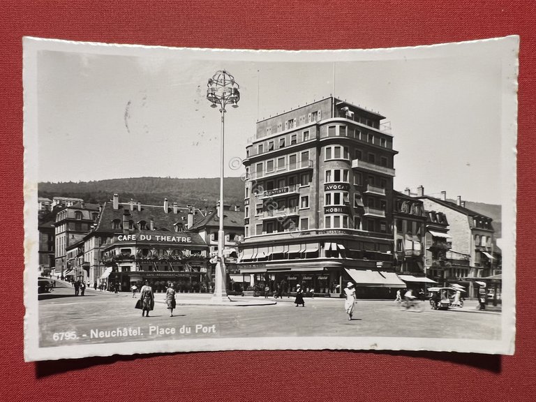 Cartolina - Svizzera - Neuchatel - Place du Port - …