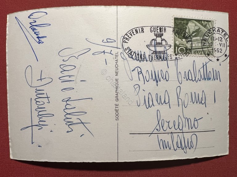 Cartolina - Svizzera - Neuchatel - Place du Port - …