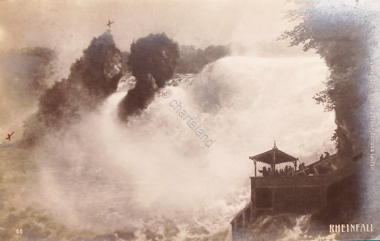 Cartolina - Svizzera - Rheinfall - 1906
