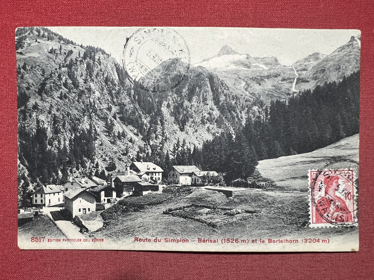 Cartolina - Svizzera - Route du Simplon - Bérisal et …
