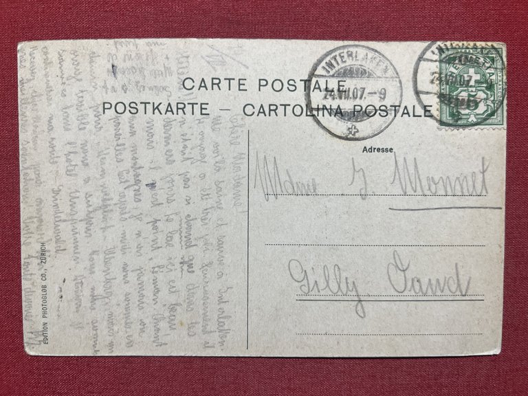 Cartolina - Svizzera - St. Beatenberg - Eiger - Mönch …