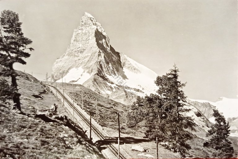 Cartolina - Svizzera - Zermatt - Riffelalp, Matterhorn - 1953