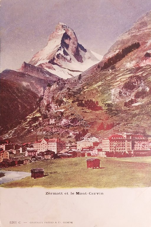 Cartolina - Svizzera - Zermatt et le mont Cervin - …